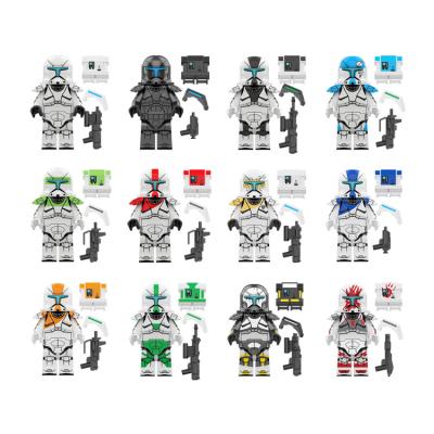 China KT1048 KT1049 Movie Clone Trooper Wreck Crosshair Hunter Technology Echo Action Characters War Blocks Plastic Children Toys for sale