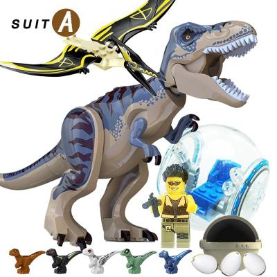 China DIY TOY Early Childhood Education DIY Dinosaur Big Set Compatible Plastic Jurassic Park Toys Blocks for sale