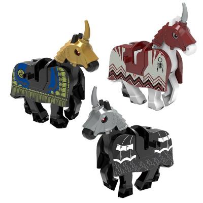 China Mini DIY TOY Military Weapon War Horse Toys For Kids Ww2 Animals Bricks Model Creators Military Building Blocks for sale