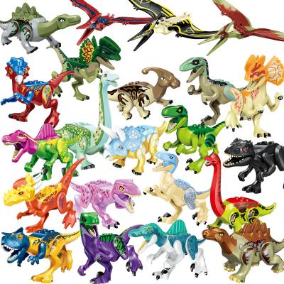 China Plastic Building Toy Wholesale Dinosaur Toys Set Building Blocks Compatible Legoes Brick Educational Toy for sale