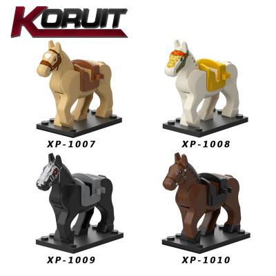 China Hot Selling Building Blocks Toys Building Blocks Toys AMAZON Ebay Products Figures Crown Horse Rome Knights Wars Horse Mini Building Toy For Children D for sale