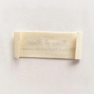 China Factory Direct Sale Private Label Logo Organic Cotton Ribbon Print Washable Care Wash Bulk Label for sale