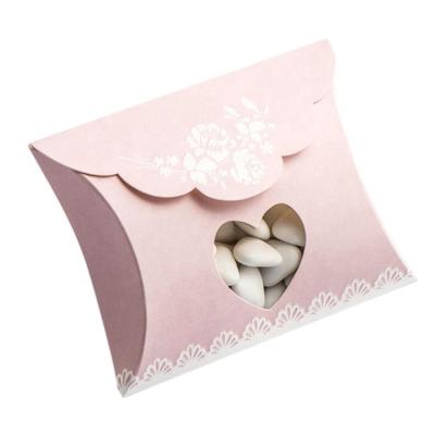 China Handmade Custom Logo Printed Small Pillow Shape Paper Gift Box Packaging Boxes for sale