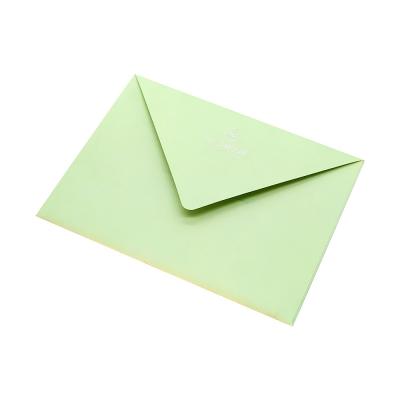 China Eco-friendly Custom Brand Logo Printing Wrap Foil Stamping Luxury Logo Cardboard Gift Paper Envelope for sale