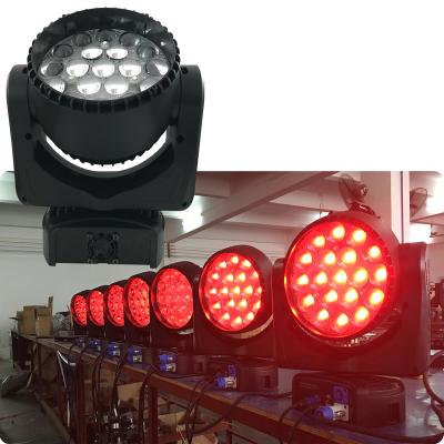 China Theme Park Mariner Mac Aura 19*10W Moving Head Wash LED Aura Wash Zoom LED Light for sale