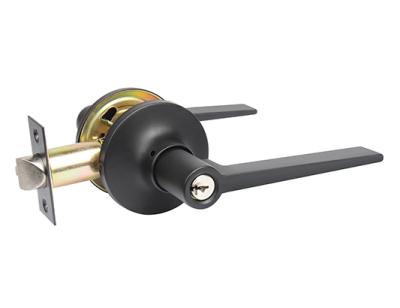 China 201(304) Stainless Steel Rosette Handle Door Lever Zinc Alloy Modern Apartment Style Tubular Lever Lock for sale