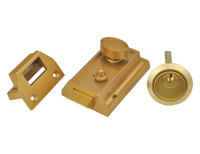 China Painted entrance Mexico 625 finish cerradura Para puertas seguridad brass zamak door rim lock old for sale