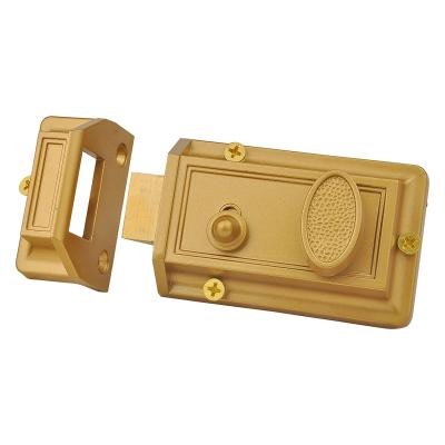 China Painted entry Philippines 564 finish cerradura Para puertas seguridad brass zamak door rim lock old for sale