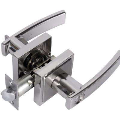 China Hot sale heavy duty family fancy construction leverset tubular lock, zinc alloy rosette and lever handle door lock for sale