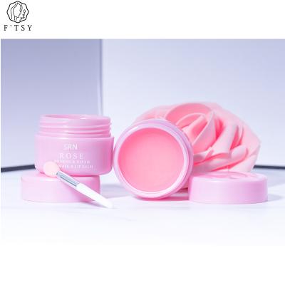 Cina Manufacturer Rose Extract Plumping Smoothing Lightening Nourishing Beauty Lip Balm Natural in vendita