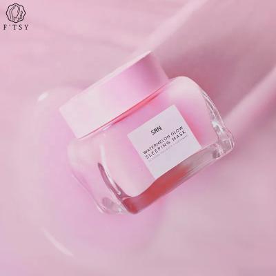 China Private Label Watermelon Natural Whitening Hydrating Vegan Crueltly-free Facial Overnight Sleeping Mask en venta