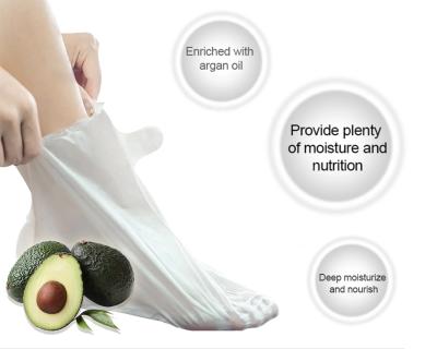 China OEM accepted whitening nourishing avocado extract exfoliating moisturizing peel off foot mask en venta