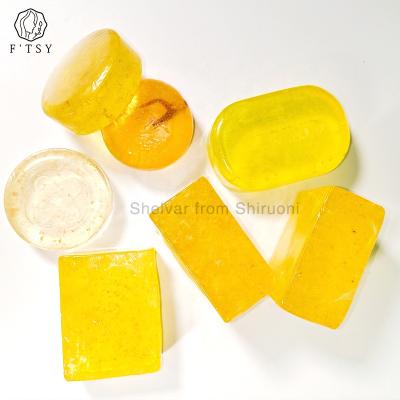 China Private Label 24K Gold Foil Luxury Organic Handmade Skin Whitening Cleaning Soap Bar for sale