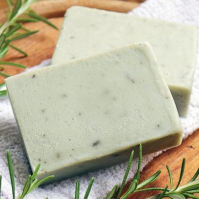 China Private Label Organic Vegan Acne Hyperpigmentation Treatment Sulfur Mix Rosemary Face Body Soap Bar for sale