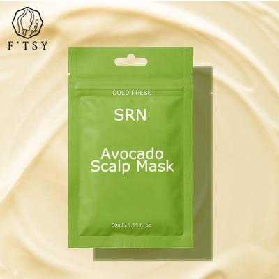 China Private Label Natural Vegan Moisturizing Nourishing Avocado Scalp Mask For Hair Care à venda