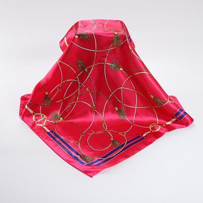 China Sporty Wholesale Silk Scarf 100% Charmeuse Long Natural Silk Scarf for sale