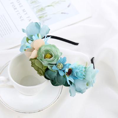 China Party Women Flower Girl Headband Wedding Baby Bridal Floral Dress And Headband for sale