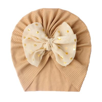 China Eralove Multicolor Dropshipping Girls Headband Yarn Baby Hat Soft Bow Baby Hairband Headdress for sale