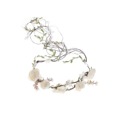 China Eralove Sweet Newly Arrived Rattan Flower Vine Crown Tiaras Necklace Belt Party Decoration for sale