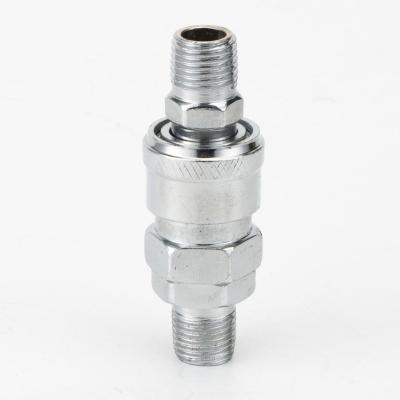 China QC04A Air Hose Quick Connect Fittings Pneumatic Quick Coupler Fitting Coupling For Air Compressor Tire Inflator for sale