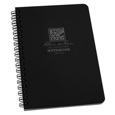 China Mini Waterproof Spiral Notebook 64 Pages All Weather Water Repel Paper for sale