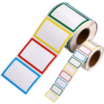 China Waterproof Custom Printed Adhesive Roll Bottle Label , Custom Waterproof Bottle Label Printing for sale