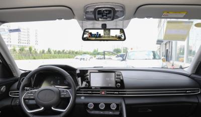 China Capacitive Rear View Mirror Monitor 9.35 Inch Electronic Dual Recording Rear View Mirror for sale