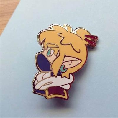 China American Wholesale Fabric Enamel Pins Factory Custom Custom Enamel Pins for sale