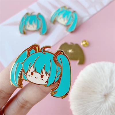 China American Custom Fashion Hard Enamel Cute Design Enamel Pin Lapel Pins for sale