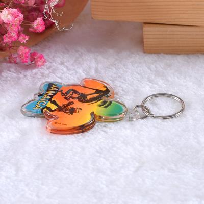 China Low MOQ Custom Gifts Online Acrylic Plastic Key Chain Key Chain For Party Favors for sale