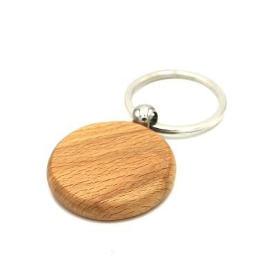 China Fashional Souvenir Gifts Wholesale Cheap Wood Key Chain Key Chain Custom Design Laser Logo Wood Keychain for sale