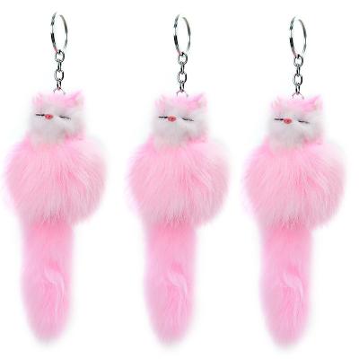 China 2021 Wholesale New Custom Fox Plush Doll Factory Supply Fashional Souvenir Gifts Plush Toy Key Chain for sale