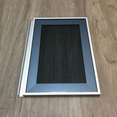 China Glass Wall Door Frame Thick Aluminum Sideboard Glass Door Frame For Home Showcase Cabinet Door Windows for sale