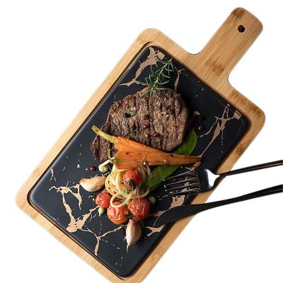 China Sustainable Natural Green Marble Cheese and Pastry Cutting Board 1.3