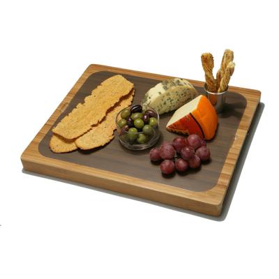 China Disposable Classics Easy-to-Clean Bamboo Cutting Board and 7 Color-Coded Cutting Mats for sale