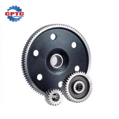 China Steel Tower Crane Bevel Gears Pinion from building material store parts for sale