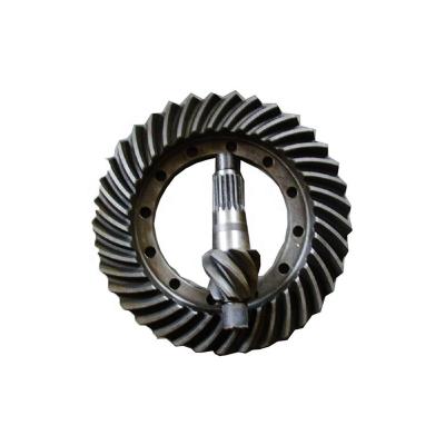 China Building Material Stores Customized Steel Crown And Pinion Bevel Gear For Tower Crane for sale