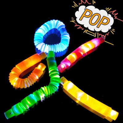 China 2022 Wholesale Kids Educational Toy Led Pop Tubes Stir Toy Led Pop Tubes for sale