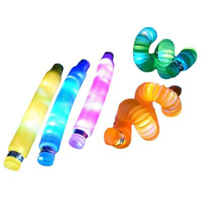 China Children Toy New Educational Toy 2022 Lights Up Noise Stirring Person Tubes Led Noise Tubes for sale