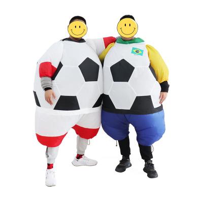 China 2022 QATAR 2022 WORLD CUP New Arrivals Blueberry Inflatable Suit Soccer Inflatable Suit for sale