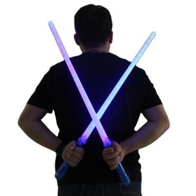 China Kids and Adults LED Sword with Clear Handle 28 inch / 9 Led RGB Led Wand for sale