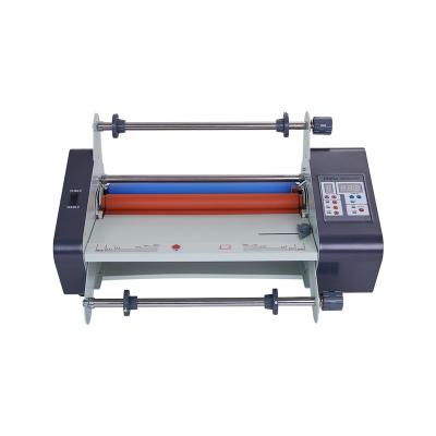 China Pingda PDFM360MINI 36cm A3 cold and hot roll laminating machine for A3 photographic advertising shop for sale