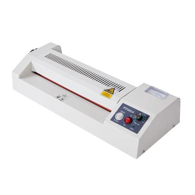 China Pingda's best-selling PD320A hot and cold pocket laminating machine with A3 temperature meter for sale