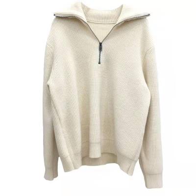 China Thickened Top Selling Anti Shrink Sweater Women's Lazy Loose Knitted Top Sweater for sale