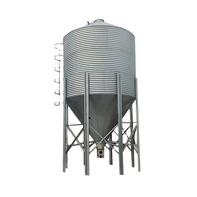 China Grain Storage Supply High Performance Parts 275g Standard Double Sided Sheet Silo Chicken Feed Silo Galvanized Silo for sale