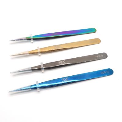 China Fine tweezers from a Worldbeauty for Vetus eyelash extension tweezers for sale