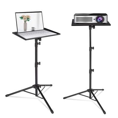 China Amazon Hot Selling Popular Universal Portable Projector Stand Adjustable Laptop Projector Tripod Stand with Tray for sale