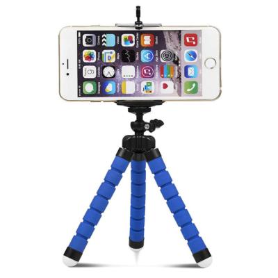 China 2022 Mini Flexible Sponge Octopus Camera Selfie Stick Tripod Desktop Stand PORTABLE Mobile Phone Holder for Live Vlog Video for sale