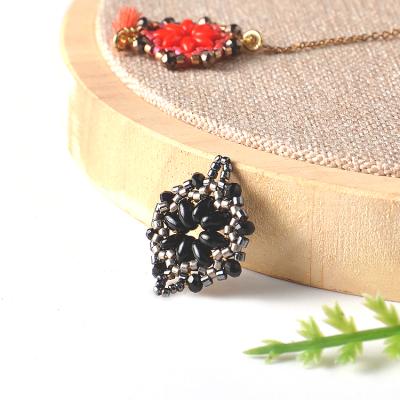 China BOHEMIA Miyuki Delica Seed Beads Fashion Necklace Custom Pendant Hawaiian Jewelry Wholesale for sale