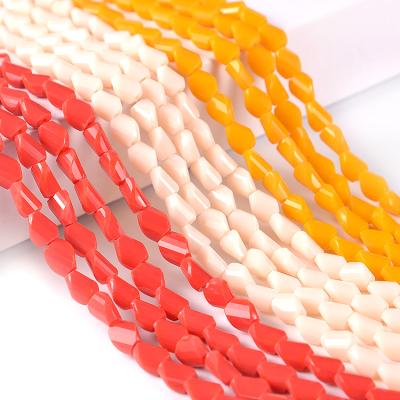 China Environmental inspection glass beads twisted to form new beads style crystal glass beads wholesale for bracelets for sale